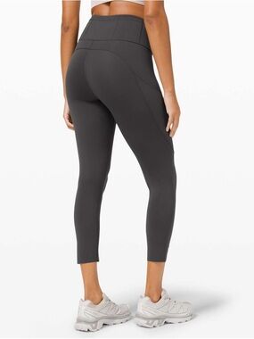 Lululemon Fast and Free High-Rise Crop II 23" *Non-Reflective - Sz 12
